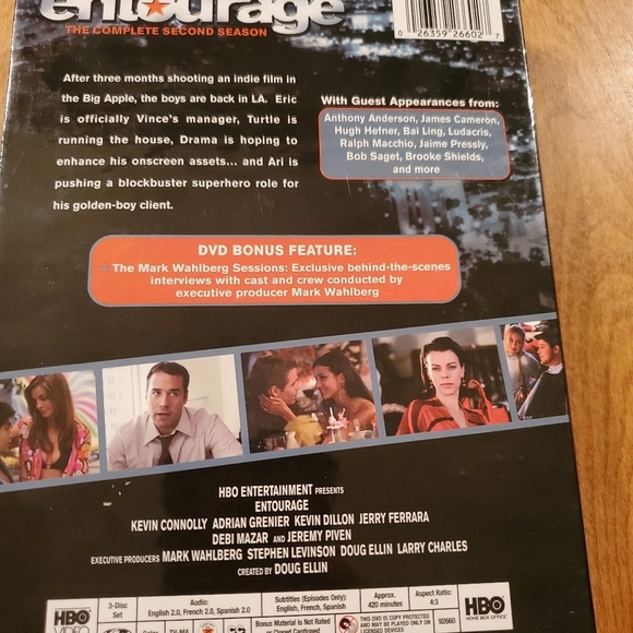 Entourage: The Complete Second Season 2 (DVD, 2006) 3-Disc set - Picture 3 of 4